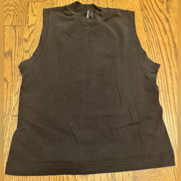 SKIMS Tops - Skims Black Lounge Tank Top – Size Medium, Soft & Stretchy Essential